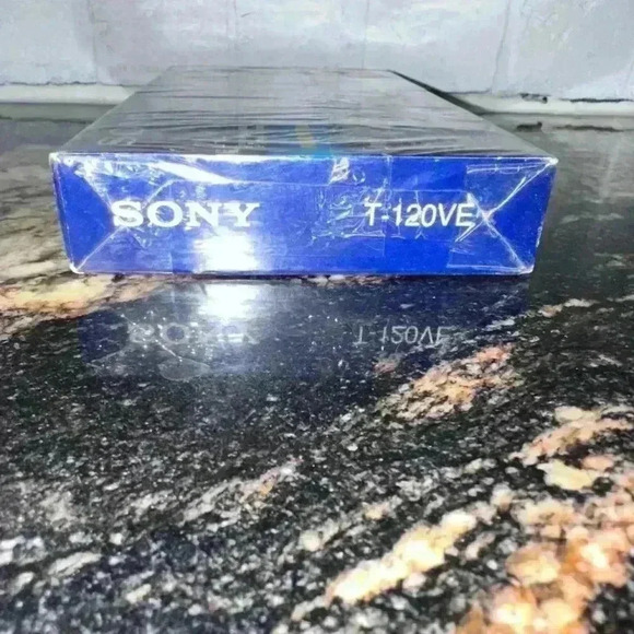 Sony VHS Tape T-120 6 Hours Blue NEW in plastic!! - Picture 8 of 10